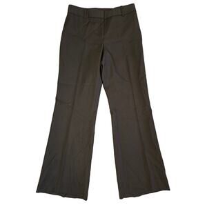 J.Crew Olive Green Wool Trousers Sz 4 | Tailored Wide Leg Pants